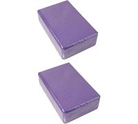 Blocs De Yoga En Mousse - 2 Pièces Briques Yoga En Mousse EVA À Haute Densité | Antidérapant Brique De Sport | Bloc De Mousses Pour L'entraînement Du Yogas, Léger Et Aucune Odeur Irritante, Pilates