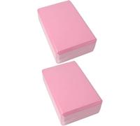 Blocs De Yoga En Mousse | 2 Pièces Briques Yoga En Mousse EVA À Haute Densité | Blocs De Danse Pour Étirements Et Fitness | Léger Antidérapant Brique De Sport Pour Équilibre, Débutants, Gym