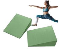 Blocs de yoga en mousse, cale souple pour poignet et squat, planche inclinée en mousse pour étirement des mollets, des chevilles et des pieds