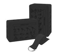 Blocs de yoga en mousse - Cubes de fitness légers et durables | Soutien portable pour pilates pour étirement, équilibre, méditation, entraînement à domicile, cours, studio, sport, femmes, hommes