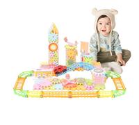 Blocs d'engrenages électriques - Jouets d'apprentissage rotatifs, ensemble de puzzle à emboîter réutilisable | Système de construction créatif STEM pour l'assemblage de bâtiments, expérimentation rota