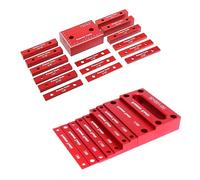 Blocs d'étalonnage, Blocs De Configuration For Le Travail Du Bois, Ensemble De Blocs De Jauge De Hauteur En Aluminium, Barres De Configuration De Précision, Outils De Mesure For Toupie Et Scie À Table