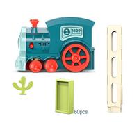 Blocs Dominos Électriques Colorés, Cognition Des Couleurs Vibrantes, Jouet De Train, Voiture De Rassemblement