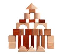 Blocs empilables en bois - Ensemble de jouets de construction pour , construction éducative préscolaire | Exploration sensorielle, activité de jeu créative et sûre pour garçons et filles, à la