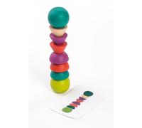 Miniland Jouet éducatif Towering Beads Multicolore pour enfants
