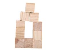 Blocs en Bois Artisanaux pour Pin carré, 20Mm, Blocs de Bûches, Cubes, Artisanat en Bois, 20 Pièces pour Meubles de Bricolage, Bois inachevé (25 mm (10 pièces))