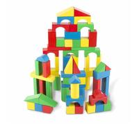 Melissa & Doug – Blocs en bois – 100 blocs – Multicolore