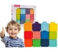 blocs en caoutchouc souple pour l'apprentissage des mathématiques Jouet de motricité pour les enfants