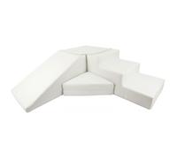 My Velinda – Set de 4 blocs en mousse – pour le jeu, crèches et écoles maternelles – Blanc