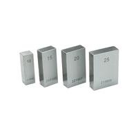 Blocs étalons parallèles 1 pièce de 10 mm, 15 mm, 20 mm, 25 mm, 30 mm, calibre de précision, pied à coulisse, micromètre(70mm 0 grade)