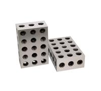 Blocs étalons parallèles en acier, impériaux et métriques, avec trous. Accessoires for machines-outils, for la mesure et le contrôle.(1-2-3)