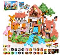 Blocs Magnétiques 200 Pièces - Aventure Familiale Enchantée ! CONSTRUIS un Château Flottant, sauve le Chien Géant dans la Forêt Urbaine - Jeu de Construction Magnétique pour Enfants de 3 4 5 6 7 Ans