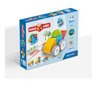Blocs magnétiques - GEOMAG - Magicube 308 - 10 pièces - Formes variées - Véhicules - Plastique recyclé