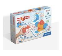 Blocs magnétiques - GEOMAG - Magicube Blocks & Cards - 16 pièces - Éducatif - Plastique recyclé