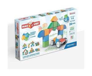 Blocs magnétiques - GEOMAG - Mon petit monde en formes - 25 pièces - Éducatif - Plastique recyclé - Dès 12 mois