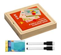 Blocs magnétiques - Jeu de puzzle géométrique | Cubes cérébraux de cubes éducatifs sûrs pour les enfants Voyage pour les voyages d'âge égal ou supérieur à l'enfant cadeau pour la fête de l'enfant pour