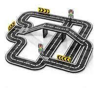 Blocs magnétiques pour enfants 24 pièces, set de construction thème rue