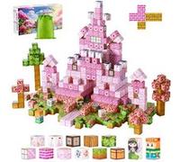 VEVOR Blocs Construction Magnétiques Enfant 100 PCS Château Princesse à Empiler