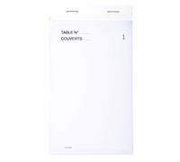Exacompta Bloc Maître d'Hôtel 50 feuillets autocopiants numérotés dupli 9,5 x 17 cm