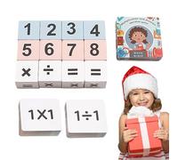 Blocs Mathématiques,Jouets Éducatifs en Bois - Jeu De Multiplication Division Et Comptage - pour du Primaire Scolarité À Domicile Enseignants Et Éducation