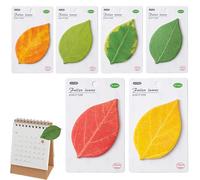 Blocs-notes adhésifs - 3,94 pouces, notes autocollantes en forme de feuilles | papier mémo rappel, bloc-notes pour étudiants, enseignants, garçons, filles, classe, bibliothèque, dortoir, étude à la ma