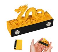 Blocs-notes, bloc-notes 3D en forme de dragon chinois, bloc- décoratif anti-stress 3D, année du dragon, bureau, salon, bureau pour collègue, ami,