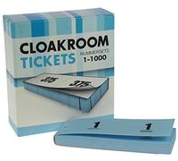 Blocs numérotés/carnets pour vestiaire bleu Lot de 1Unité(s)