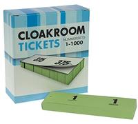 Blocs numérotés/carnets pour vestiaire vert Lot de 1Unité(s)