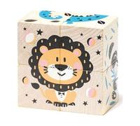Blocs Puzzle Animaux En Bois