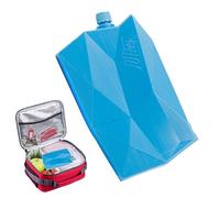 Blocs réfrigérants pour glacières, batteries de congélation portables pour ventilateur de climatisation - Sacs réfrigérants réutilisables pour pique-nique, pêche, allaitement, voyage, camping