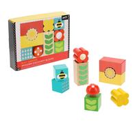 Petit Collage Busy Garden Discovery Blocks Doré Enfants