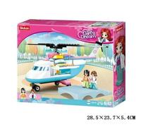 Blocs Sluban Fille Hélicoptère 163El. 152801 Gazelo