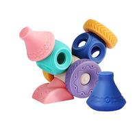 Blocs Souples, Blocs Souples pour,Ensemble de Jouets en Bloc pour d'âge préscolaire en PVC | Blocs colorés empilables pour la Maternelle, kit de Montage Mignon pour scu