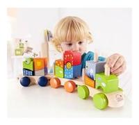 Blocs train fantaisie E0417 - HAPE Multicolore G