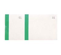 BLOCS VENDEURS 6,6X13,5CM DOUBLE NUMEROTAGE BANDE COULEUR 100 FEUILLETS