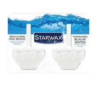 Blocs WC anti-tartre Starwax Eau Bleue couleur bleu lagon, lot de 2