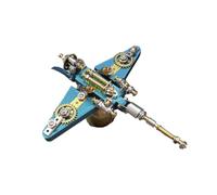 BlocteckToy Casse-tête 3D en métal marin pour adultes, 3D Steampunk mécanique raie en métal, kit de modélisme, décoration d'intérieur, cadeaux d'anniversaire (123 pièces)