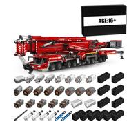 BlocteckToy LTM 11200 Grue Technique Grue à chenilles Blocs de serrage 8506 pièces Chariot de grue MOC Pelleteuse Camion Grue Véhicule de construction Jouet de construction Modèle avec 20 moteurs et