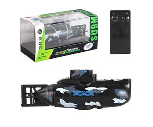 BlocteckToy Mini sous-marin nucléaire radiocommandé pour piscines et lacs, bateau télécommandé 6 canaux pour plongée électronique dans l'eau, cadeau pour jeunes et adultes, modèle de bateaux nautiques