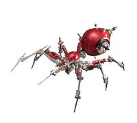 BlocteckToy Puzzle 3D en métal - Modèle d'araignée mécanique de guerre Steampunk - 602 pièces en acier inoxydable - À assembler soi-même - À collectionner pour adultes et adolescents (rouge)