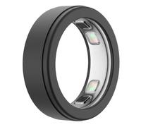 blodfune Bague de protection en silicone souple, pour bague Galaxy, manchon léger antidérapant, protection fine du capteur optique, coque compatible avec sommeil discret et entraînement, noir, S