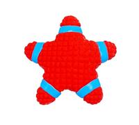 blodfune Latex Starfish Dog Toy Squeaky Chew Interactive Teeth Cleaning | Durable Latex Starfish, Squeaky Fun, Textured Massage, Small Medium Dogs, Safe Playtime A
