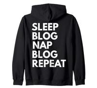 Blog Sleep Nap Blogueur Amateur de blogs récurrent Sweat à Capuche