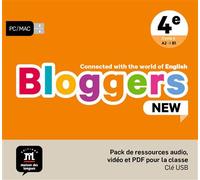 Bloggers NEW 4e - pack de ressource audio, vidéo et PDF pour la onnected with the world of English - Collectif - Maison Des Langues - Coffret - Scolaire / Universitaire