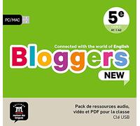 Bloggers NEW 5e - pack de ressource audio, vidéo et PDF pour la classe: Connected with the world of English
