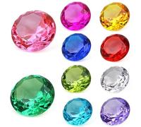 Blogiiup Little Gems, 2set Acrylic gemmes 1, 6 Pouces Chaos Chaos émeraudes Pirate trésor Access