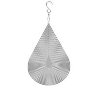 Blogiiup Tine-Vent extérieur, gouttelettes d'eau 3D 3D Spinner en métal pour décoration de Jardin en Plein air intérieure, Spinner en métal
