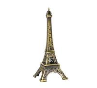 Blogiiup Tour Eiffel simulée, Tour Eiffel Artificielle, Tour Eiffel Statue Metal Mini décorative Paris Eiffel Tower Figurine Table Decoration 10cm