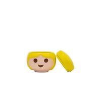BLOGO Portaoggetti / Portagioie a Testa di Playmobil Donna - Giallo