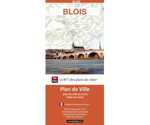 Blois, Loir-et-Cher - Plan de ville | Blay Foldex